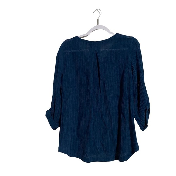 Soft Surroundings Topanga Top in Deep Blue Sea, New With out Tags - Picture 3 of 7